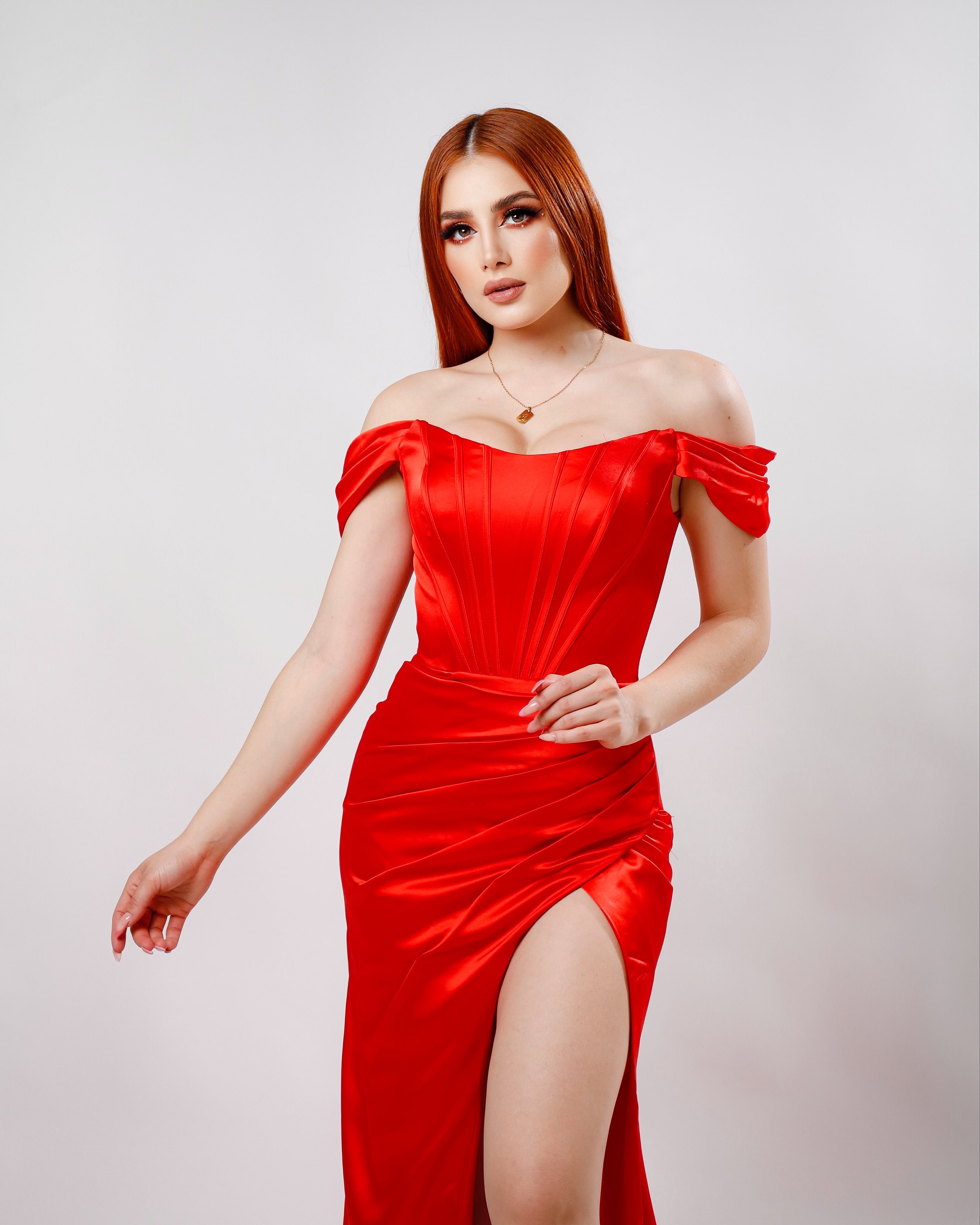 Vestido satinado