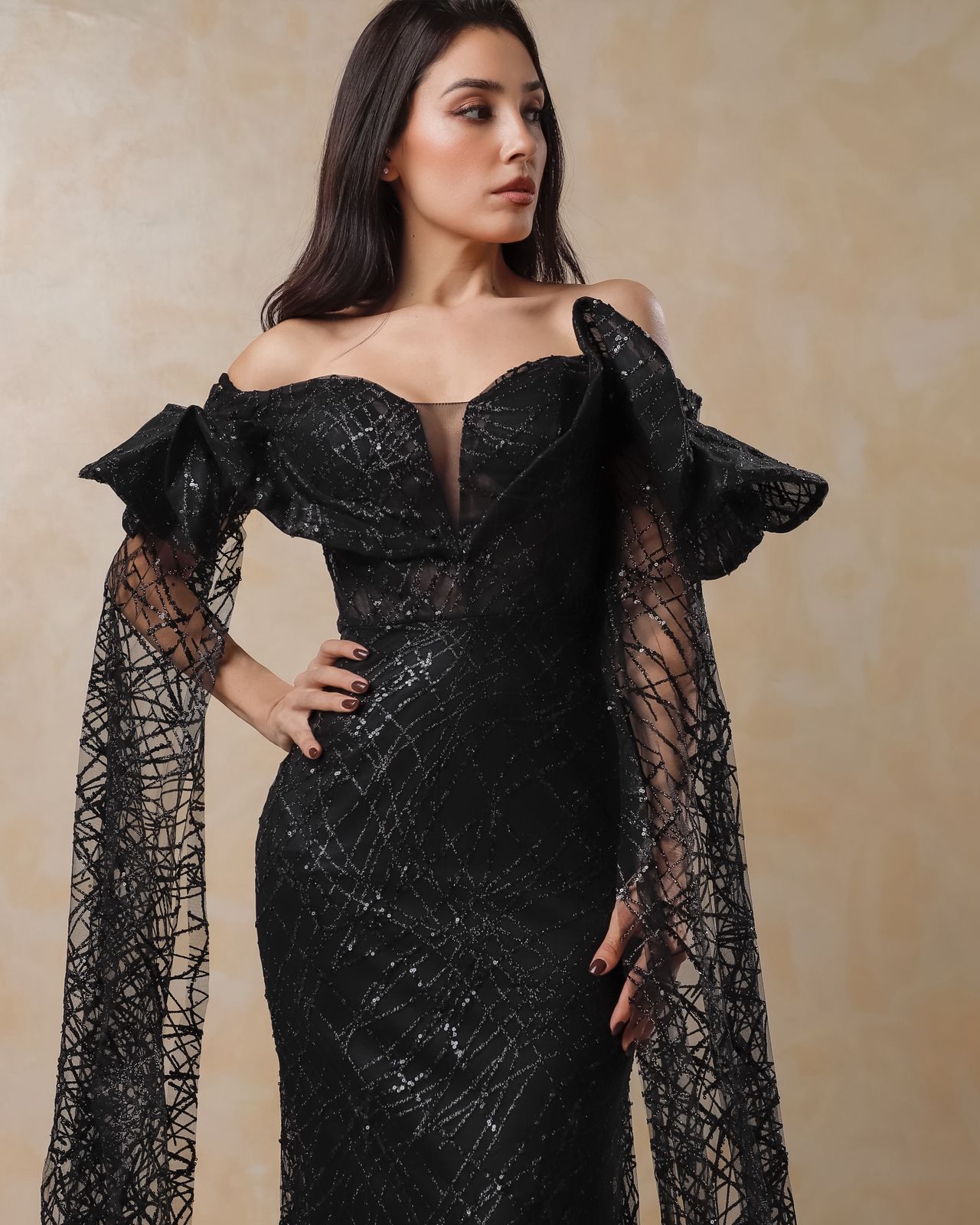 VESTDIDO MANGA LARGA